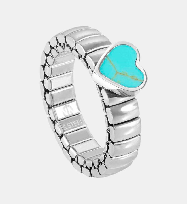 Small Heart Stone Ring