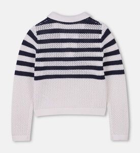 Striped Knitted Pull-over Sweater