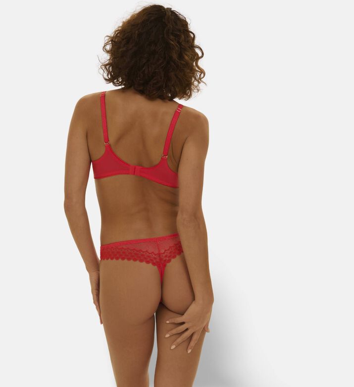 Simone Perele Tanga, Red, M, Model View