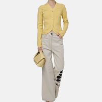V-neck Long-sleeve Jacket
