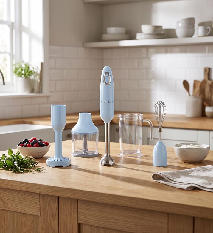 Smeg 50s-style 4-in-1 Hand Blender, Packshot View