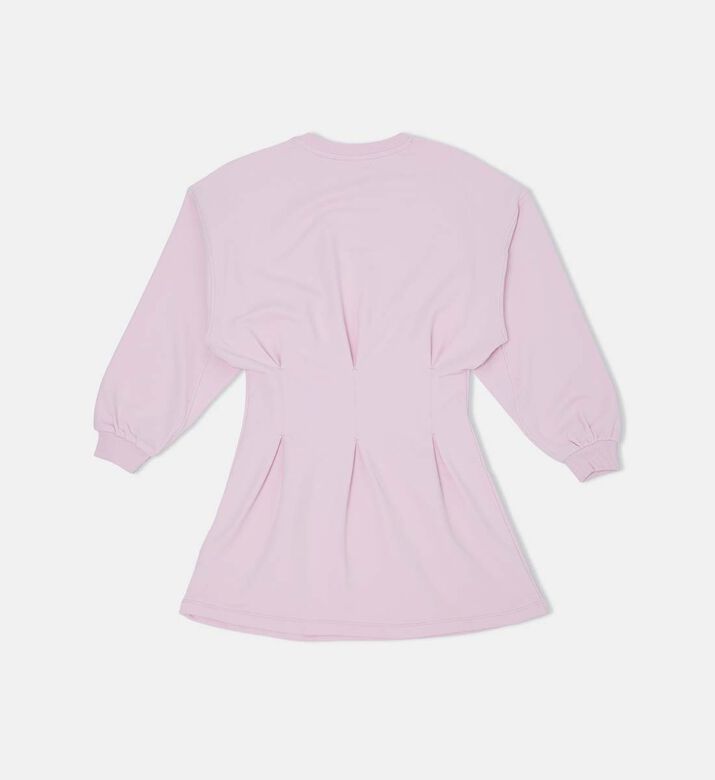 Logo Embroidered Sweatshirt Dress