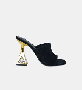 Aria Suede High-heel Mules