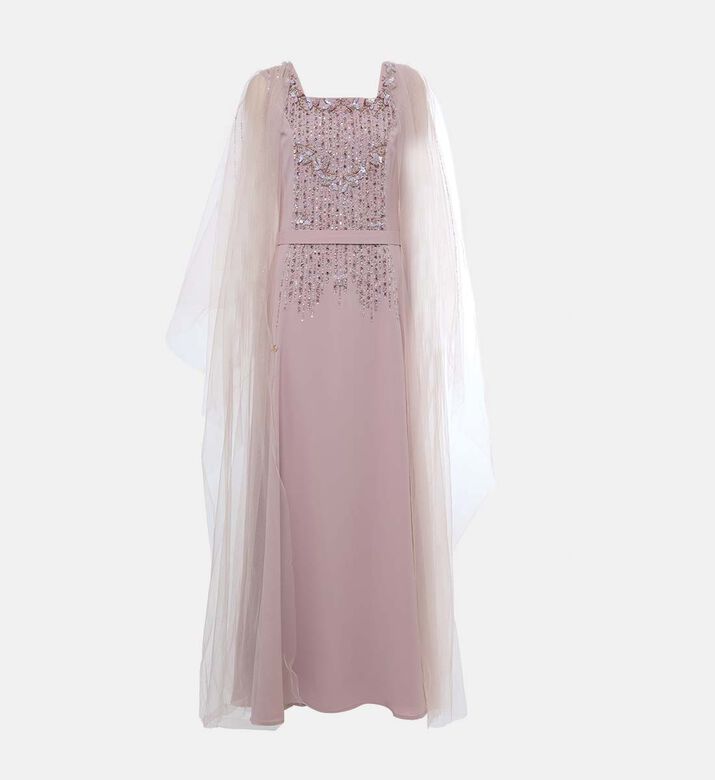 Rhinestone Embellished Dantal Dress