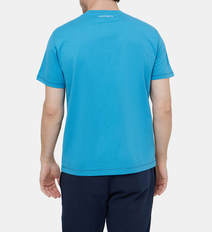 تيشيرت تور قطن بطبعة شعار