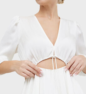 Kanel Cut-out Detail Midi Dress