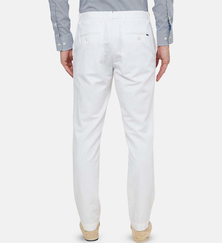 بنطال تشينو بمزيج قطن كتان