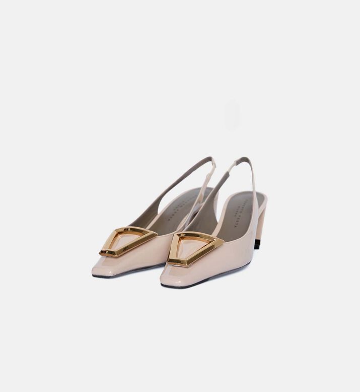 Patent Slingback Pumps