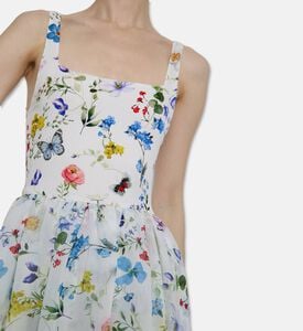 Alice and Olivia Floral Square-neck Maxi Dress, Model View