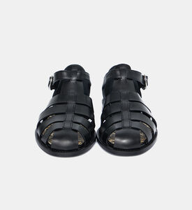 صندل جلدي بتصميم صياد