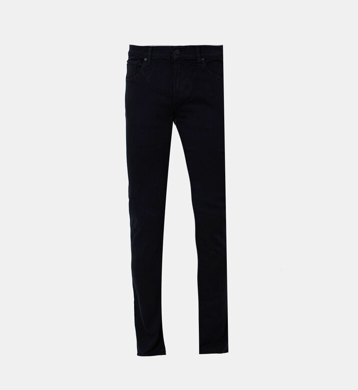Cotton 5-pockets Slim-fit Dark Denim Pants Cotton 5-pockets Slim-fit Dark Denim Pants