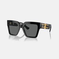 Butterfly-shape Gold-toned Emblem Sunglasses 54