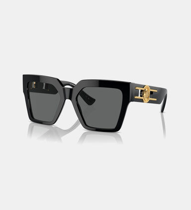 Butterfly-shape Gold-toned Emblem Sunglasses 54