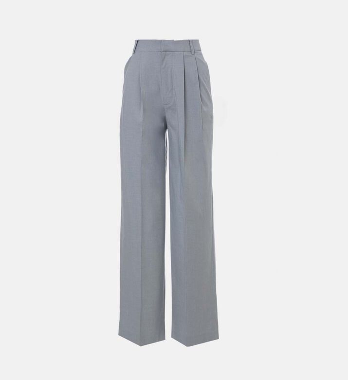 Pleat-detail Regular-fit Pants