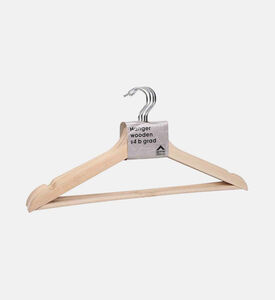 طقم شماعات خشبية مكون من 4 قطع