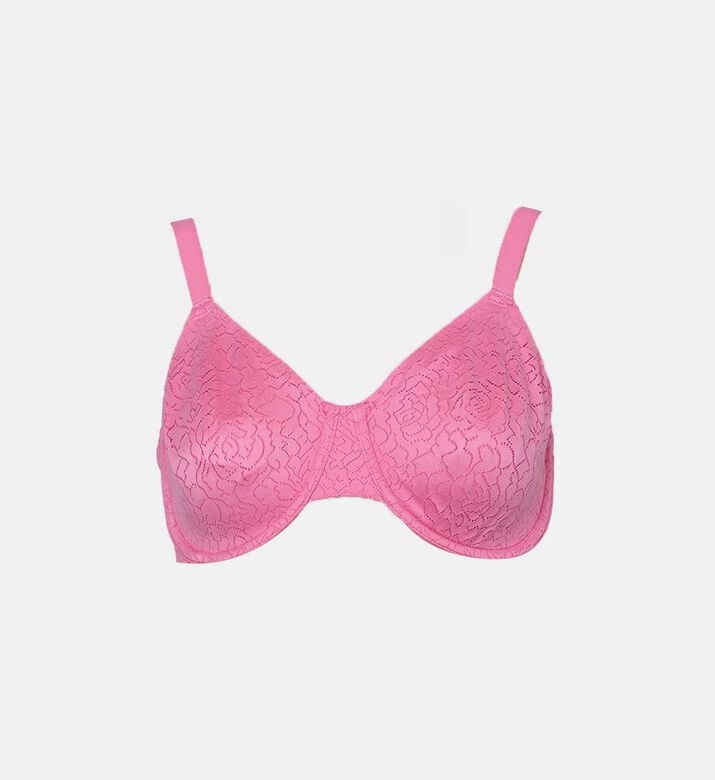 Rose-jacquard Full Coverage Underwire Bra