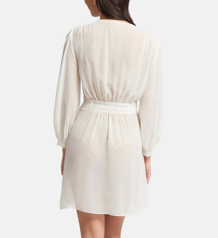 Long Puff Sleeve Cover-up