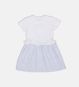 فستان واسع بزخارف أزهار على كامله