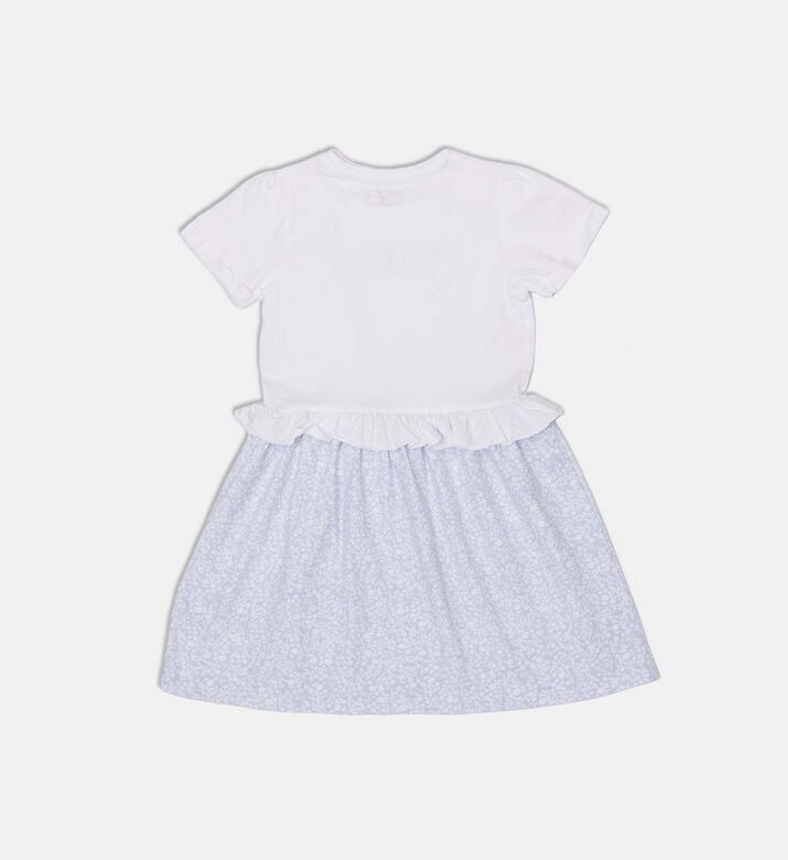 فستان واسع بزخارف أزهار على كامله فستان واسع بزخارف أزهار على كامله