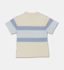 Boss Striped Piqu&eacute; Loose-fit T-shirt, Packshot View