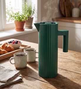 Alessi Pliss&eacute; Thermo Insulated Jug, Green, Model View