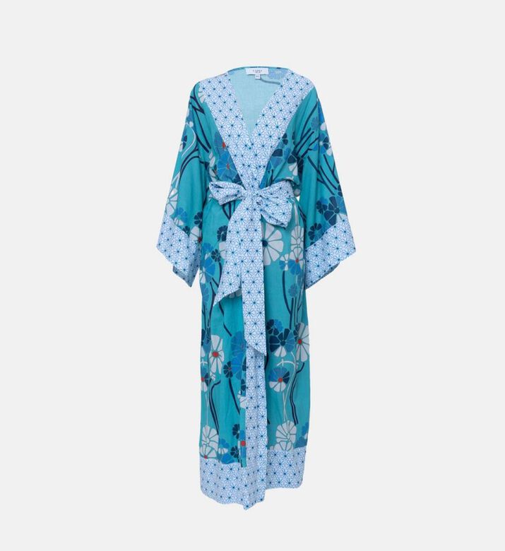 Kobe Cotton Floral-print Kimono