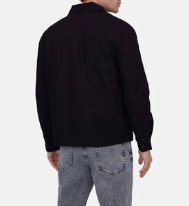 جاكيت بنمط قميص فضفاض كانفاس