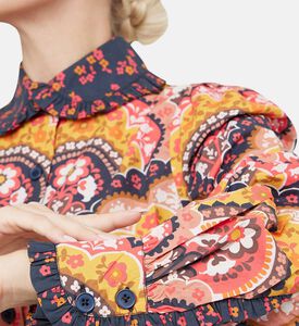 Fall Winter Mix Cotton Printed Shirt
