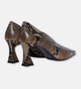 Albano Shoes Med Heel, Taupe, Eu-37, Packshot View