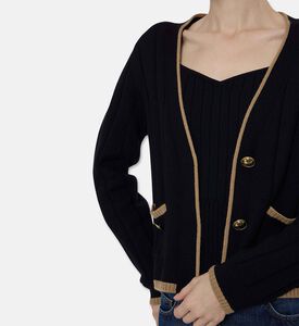 Luisa Spagnoli Floral-print Long-sleeve Top, Model View