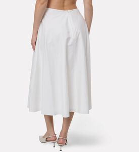 Cult Gaia High-waisted Flared Midi Skirt, Model View