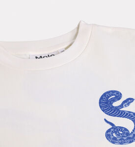 Molo Rodney Blue Snake Short-sleeve T-shirt, Packshot View