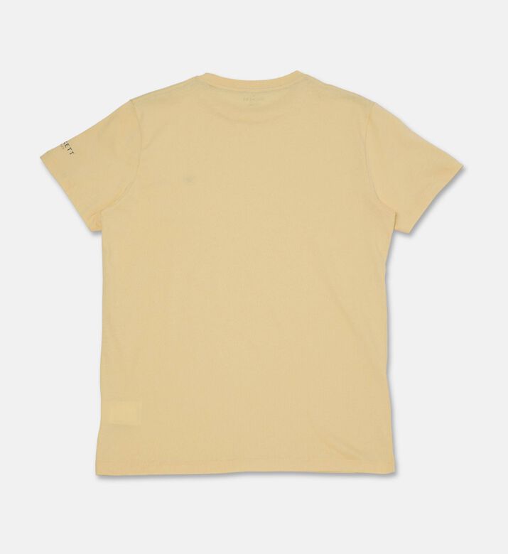Hackett London Logo-embroidery Short-sleeve T-shirt, Yellow, 13y, Packshot View
