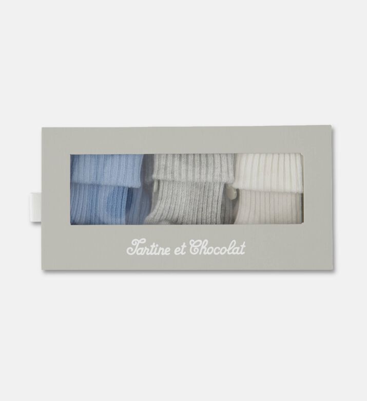 Tartine et Chocolat Socks Kit, Blue, 15-16, Packshot View