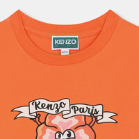 Flower Logo Printed Jersey T-shirt