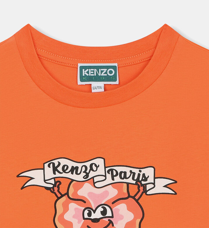 تيشيرت جيرسيه بطبعة لوغو زهرة