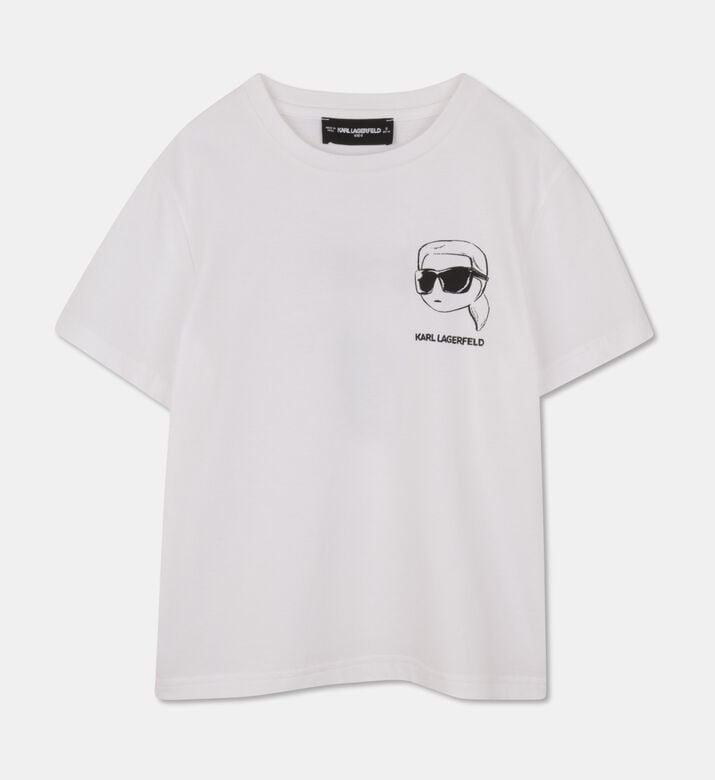 Karl Lagerfeld Icon Back Sketch T-shirt, Packshot View