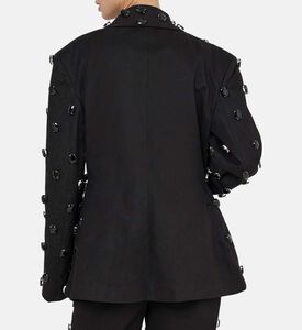 سترة سواروفسكي قماش السترة