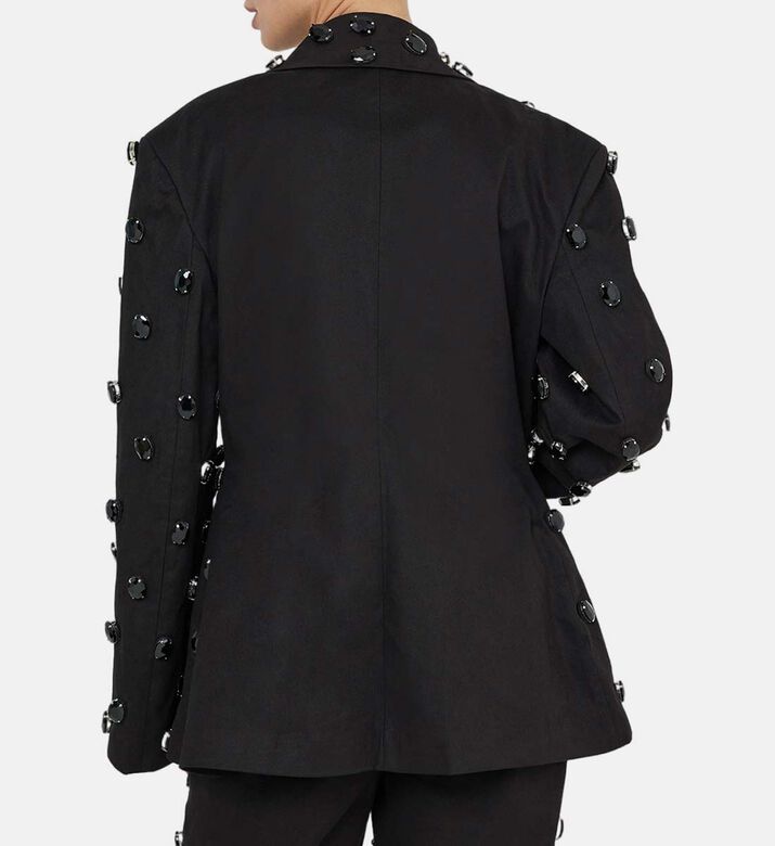 سترة سواروفسكي قماش السترة