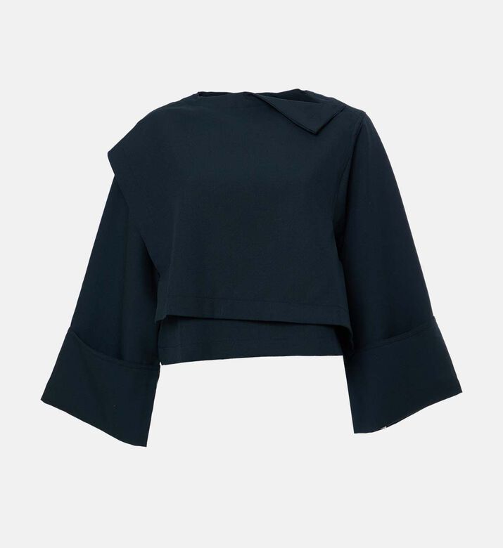 Eva Tiered Cropped Shirt