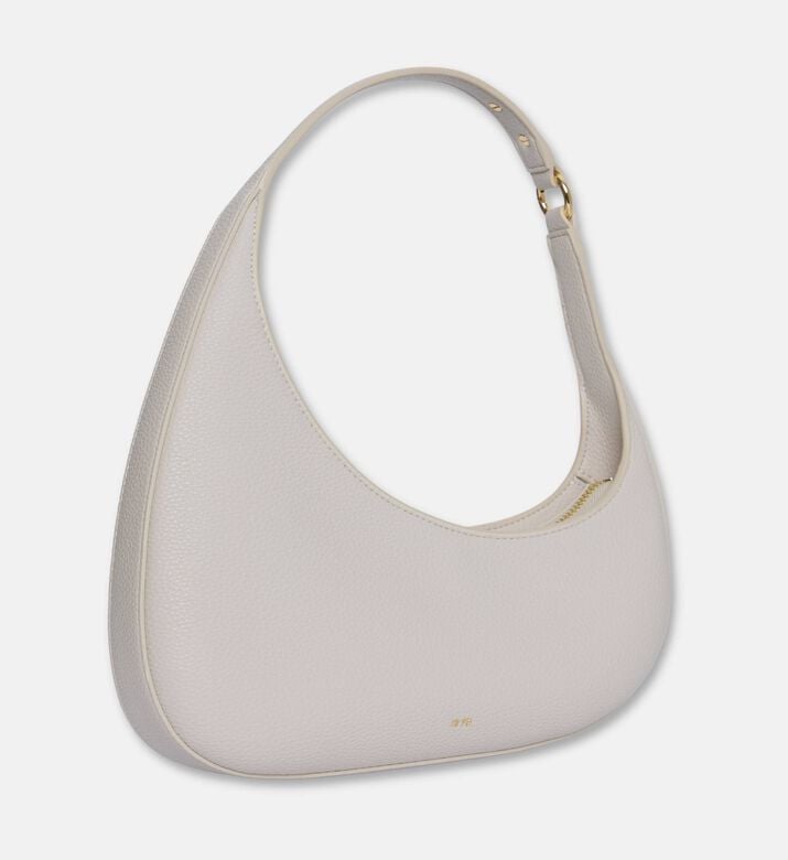 JW PEI Harlee Leather Shoulder Bag, White, Packshot View