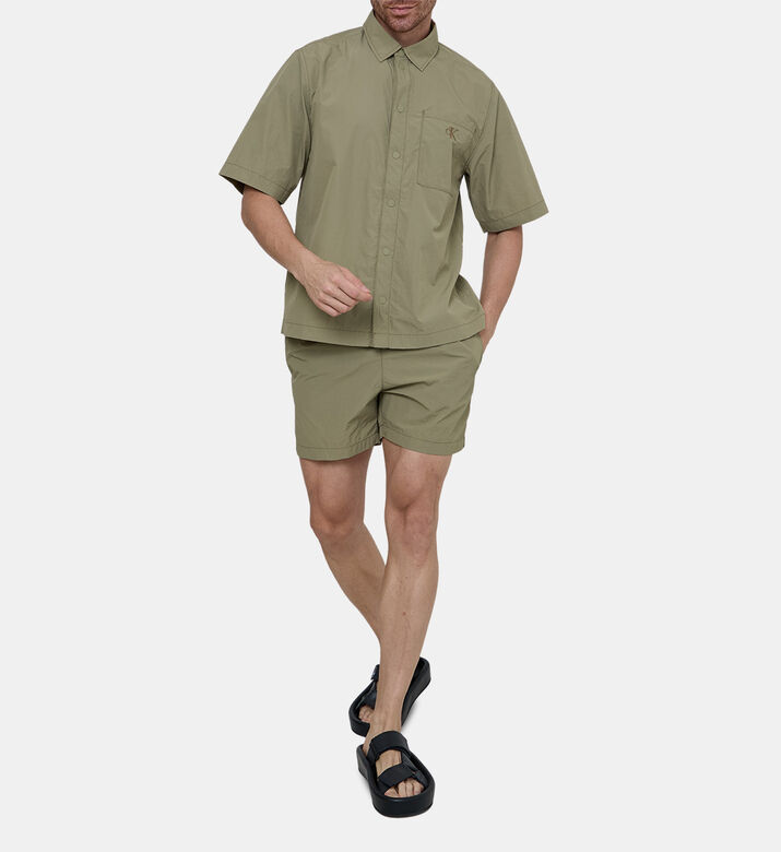 Ck Monogram Double Waistband Swim Shorts Ck Monogram Double Waistband Swim Shorts