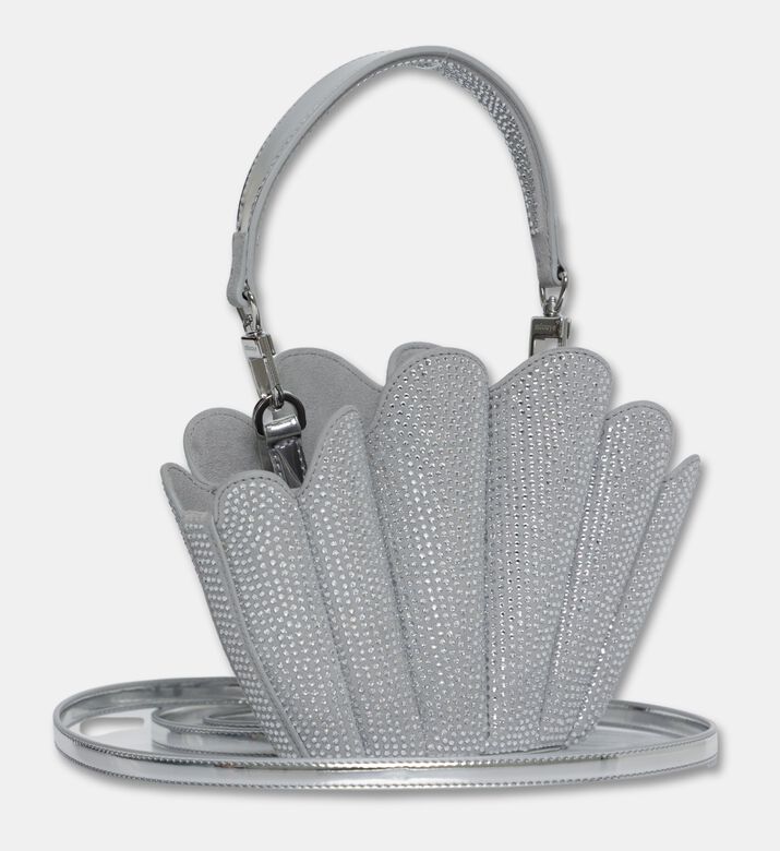 Mlouye Micro Seashell Metallic Bag, Crystal-clear, Packshot View