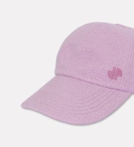 Patou Embroidered Tonal Logo Cap, Pink, M, Packshot View