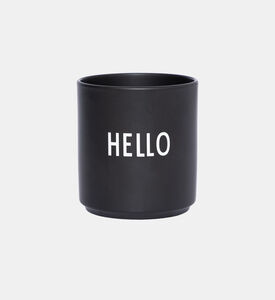 كوب باريس بورسلين مزجج منقوش 8 × 8.5 سم