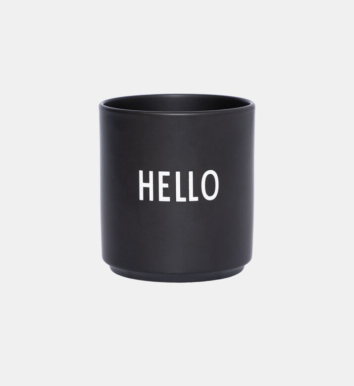 Paris Engraved Glazed Porcelain Mug 8 X 8.5 Cm