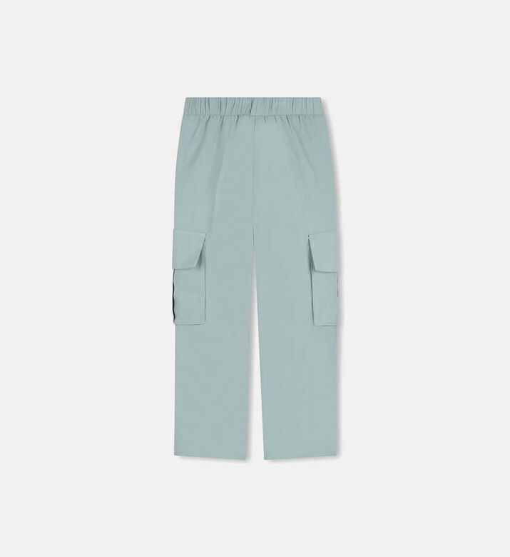 Side Pockets Wide-leg Pants