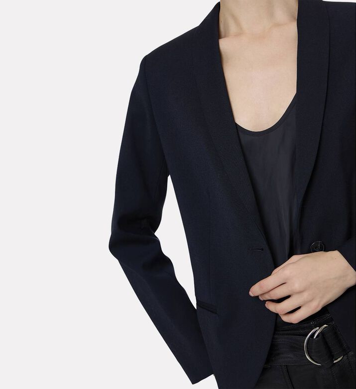 Ba and Sh Welt Pockets Long-sleeve Jacket, Model View