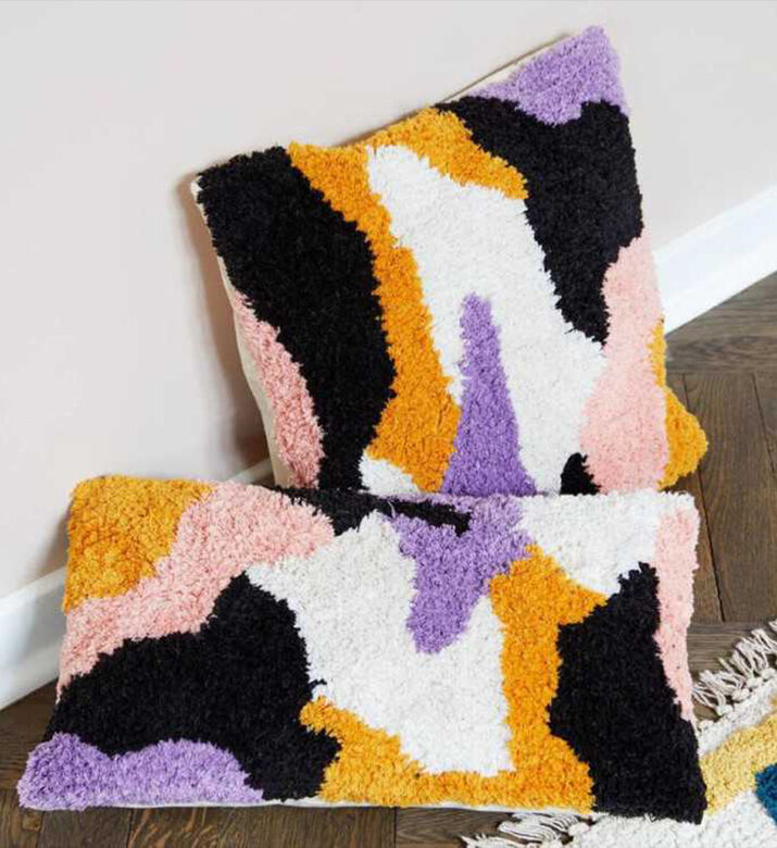 Multicolored Decorative Cushion