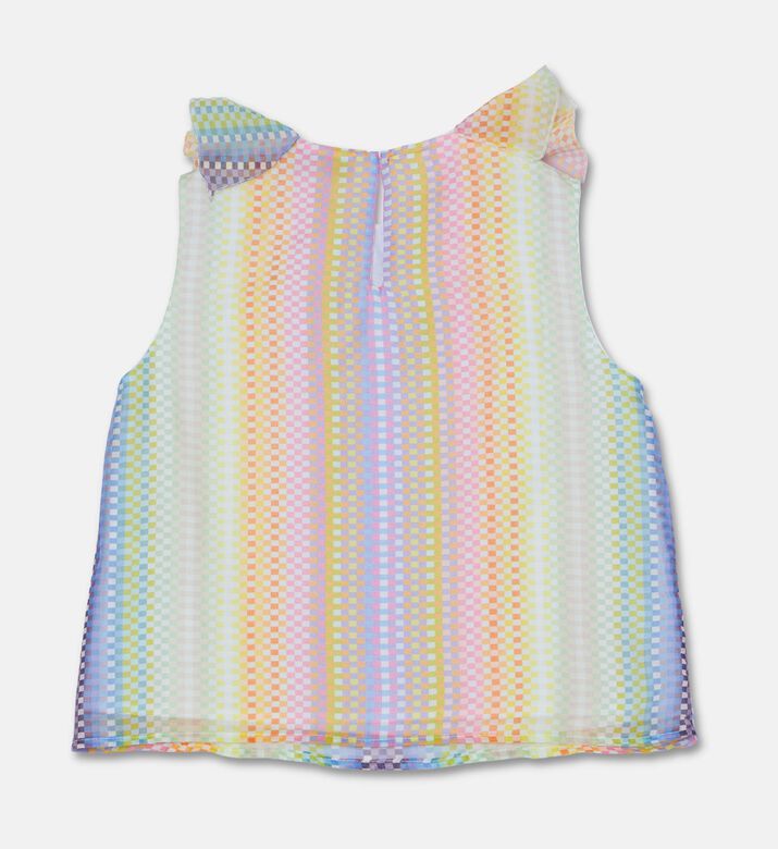 Rainbow Gingham Tank Top